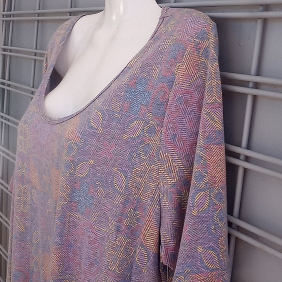 LLR Floral Printed Perfect T Top-#0605 - Picture 9 of 12